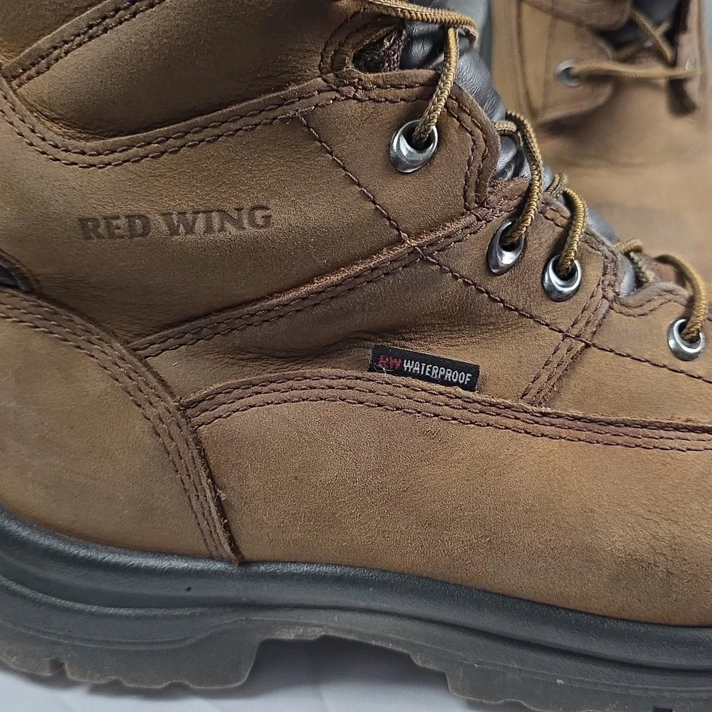 Red Wing King Toe 1447 Men's Size US 11 EE Brown Leather Soft  9 Inch Waterproof
